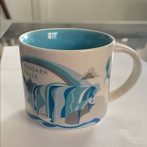 Starbucks Niagara Falls You Are Here 14 oz Mug - Blue and Cream